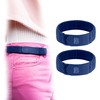 BeltBro Women's Blue 2-Medium No Buckle Elastic Belt — Fits