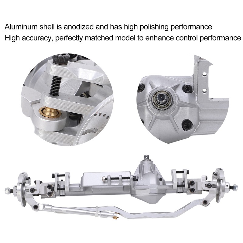 Metal Complete Front Axle Assembly for Axial RBX10 Ryft 1/10