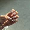 Powder Nail Glass Nail Lovely Blusher - S-Round Square /