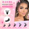 200 Pieces DIY Eyelash Extensions Set, 8-16 mm, Mixed Fluffy