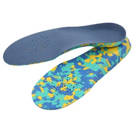 Par Plantillas Ortopédica Ajustable Deporte Apoyo Arco - Plantillas ortopédicas para niños, plantillas de apoyo de arco para zapatos, Transpirable, mantiene los pies frescos, menos transpiración y olor (S / 10.9-12.5CM)