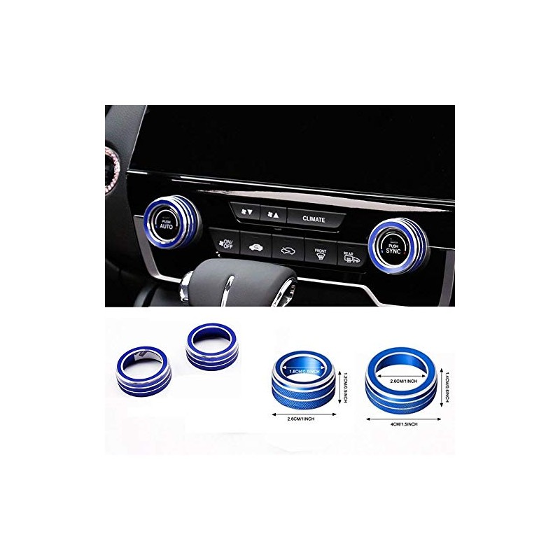 Aluminum Centre Console Cover Compatible with Honda CRV CR-V 2017