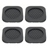 4 PCS Anti Vibration Pads for Washing Machine, Black Non