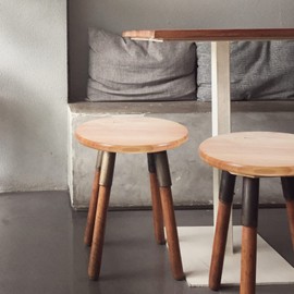 Round Wooden Stool Seat Cover Replacement for Bar and Dining Chairs Wood Surface for Home Decoration Easy to Clean and Maintain Present Choice for Friends