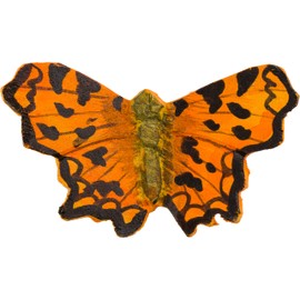Wildlife Garden - Magnet Butterfly Comma (WG591) - Hand Carved