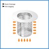 uxcell 2 Pack Shower Drain Strainer, 2" x 2.6" 304