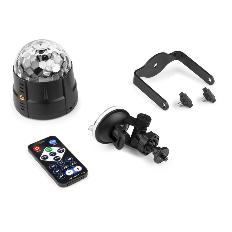 Fuzzix Tornado Disco Ball 3W RGB 3 Music Modes Strobe