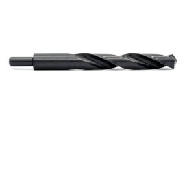 BAER HSS Twist Drill (Reduced Shank 13 mm) 14.00 mm - Steel Drill - Drill - Drill - Metal Drill Bit Rolled - High-Speed Steel