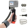 FitStill Waterproof Monopod Floating Hand Grip + Steel Cored Safety