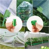 Greenhouse Clamps,Garden Netting Clips,50PCS 11mm Greenhouse Clamps Hoops,Clips for Garden