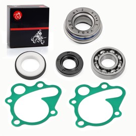 Water Pump Seal Gasket Rebuild Kit Compatible with Honda ATC250R ATC 250R 1985 1986 TRX250R Fourtrax 250 2X4 1986 1987 1988 1989 19217-657-023