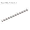 sourcing map Fully Threaded Rod M8 x 150 mm 304