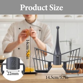 Set of 2 Butterfly Mixers for TM5 TM6 TM31, Butterfly Stirrer, Stirrer Attachment for Food Processors Butterfly Mixer, Food Processor Replacement Parts for Vorwerk Food Processor