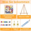 Painting by Numbers Children with Frame, Unicorn Painting by Numbers