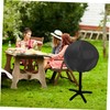 SUPVOX Outdoor BBQ Grill Cover Uv Resistant Round Barbecue Protection