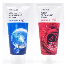 Espuma Limpiadora Coreana Colageno  Rosa_ Anti-imperfeccion Todo Tipo De Piel Danoche                                                                 