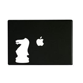Chess Piece - Knight - 5 inch White Vinyl Decal Sticker for Cars, Laptops, and Windows – Durable, Weatherproof, Easy to Apply