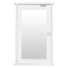 Bathroom Wall Cabinet with One Mirror Single Door Multipurpose Storage