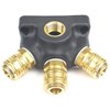Compressed Air Distributor Wall Socket Plastic with 1x G 1/2