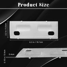 Clear Lens Interior Overhead Console Dome Light - Ceiling Cab Dome Lights Cover, Reading lamp Compatible with 07-13 Cadilac Escalade Avalanche Chevy Silverado GMC Sierra Yukon 15911049