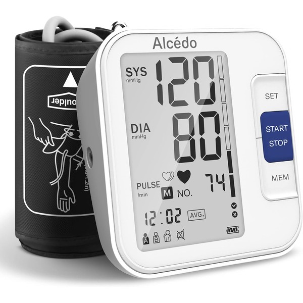 Alcedo Blood Pressure Monitor for Home Use, Automatic Digital BP