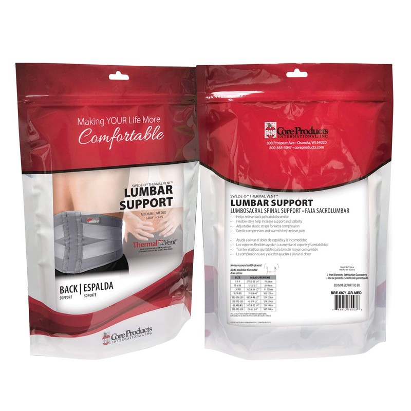 Swede-O Thermal Vent Lumbar Support - Medium