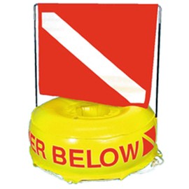 Trident Buoy Inflatable Flag-N-Float Diver Down Flag Float Marker