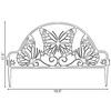 Decorative Butterfly Design Plastic Fence Garden Edging Landscape Border Path