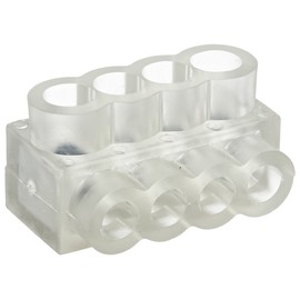 Burndy BIBS4-4 Unitap Multi Port Single Sided, 4 Ports, 14-4 AWG/kcmil Wire Range, 2.03" Length, 1.25" Width, 1.25" Height