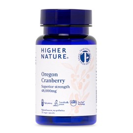Higher Nature - Oregon Cranberry Supplement - 48,000mg Superior Strength - UTI Support for Women & Men - True Food® Formula - High Strength Cranberry Concentrate 200x - Sugar Free - 30 Capsules