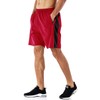 HMIYA Men's Sports Shorts Quick Drying Shorts with Zip Pocket,