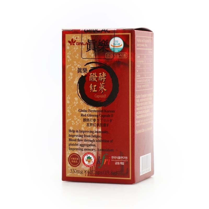 Fermented Korean Red Ginseng Capsule F 60 Capsules (2 Month