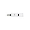 BUFFALO BSTAPD02WH Triple Power Strip with Lightning Surge Protection, White