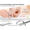 Nail Scissors with One-Sided Micro Toothing Toenail Scissors Stainless Steel