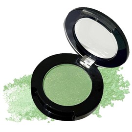 Shimmer Seafoam Green Eyeshadow – High Pigment Cool-Tone Single Shade – Long-Lasting Waterproof & Sweatproof Eye Makeup Smooth Blendable Formula for Fresh & Smokey Looks (Seafoam)