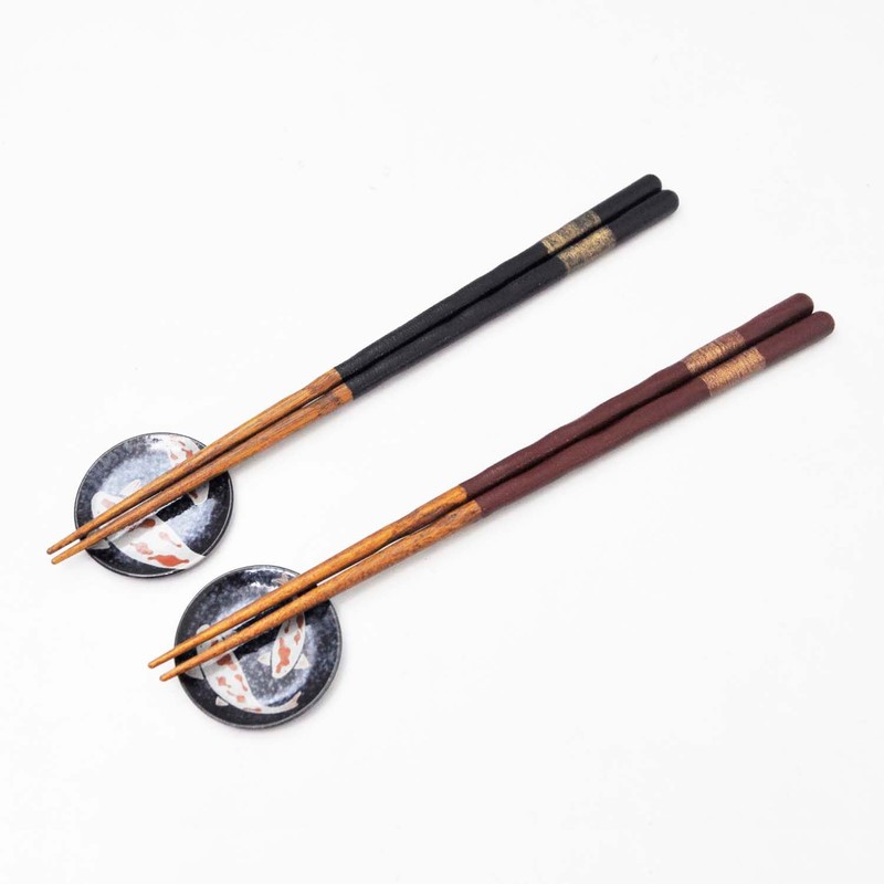Kawaii Nishiki Goi 029788 Yu-Getsu Chopsticks Rest, Size: Approx. 9.1