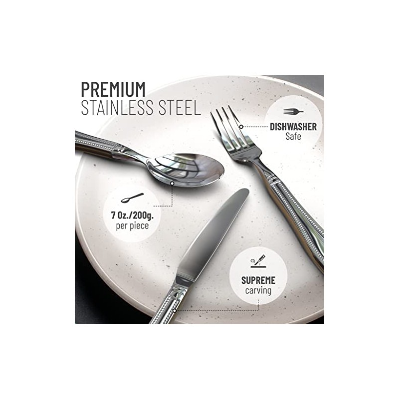 iMedic Weighted Utensils for Unsteady Hands, 3-Piece Set with Gift