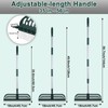 Artificial Turf Rake, Double-Sided Turf Brush Rake with 35-56 Inch