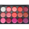 FantasyDay Pro 15 Colors Cream Lip Gloss Xmas Makeup Palette