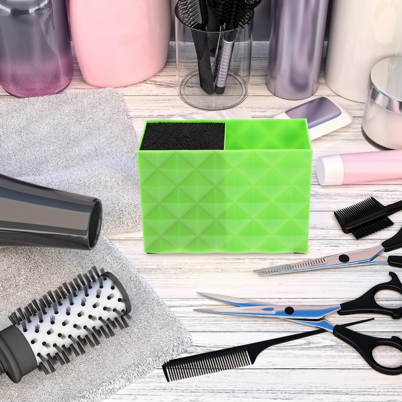 Healvian Haircut Organizer Box Scissors Holder with Non-slip Design for