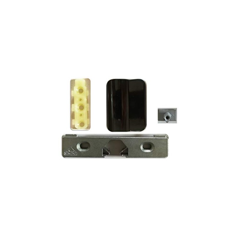Balcony Door Handle Aluminium White or Black + Roto Eurofalz