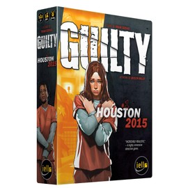 IELLO: Guilty: Houston 2015 - Cooperative Board Game, Deduction, Murder Investigation at County Prison, Ages 18+, 1-99 Players, 180-240 Min