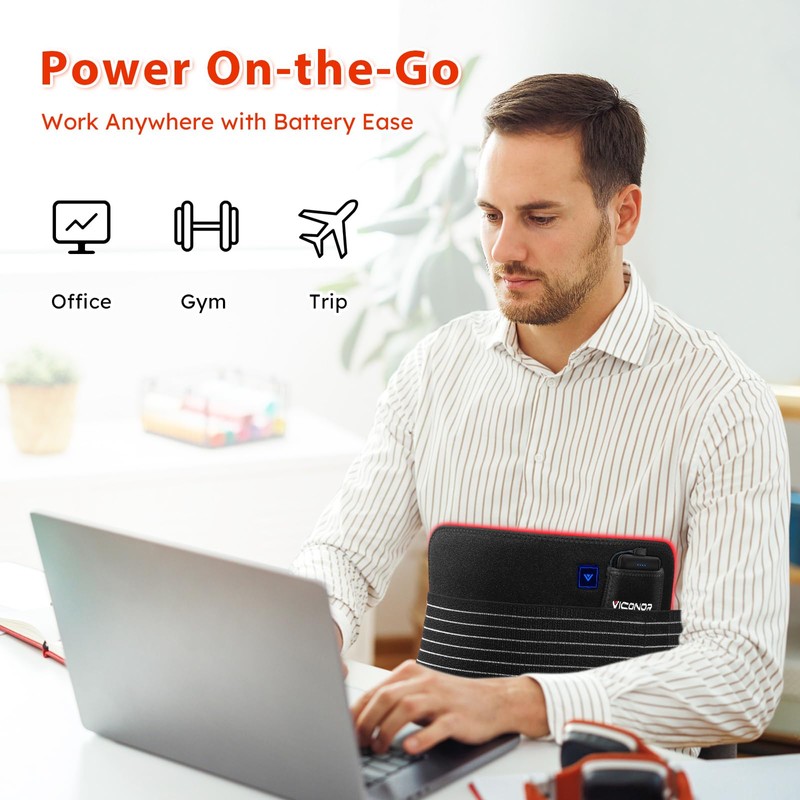 Viconor Red Light Therapy Belt for Body Comfort - Wireless