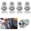ZUDKSUY 5PCS M14-1.50 Wheel Nut Replacement Front and Rear 9-1000371,