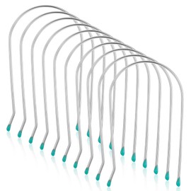 10 Pcs Hot Roller Clips, Hot Curler Clips Replacement Kit Fits 1.75 Inch Hair Rollers Replacement Hair Roller Pins Styling Tools and Appliances, 1 3/4 Inches, Silver