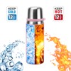 Stainless Steel thermo Bottles with cup 700ml/23.7oz Vacuum Insulated Bottle