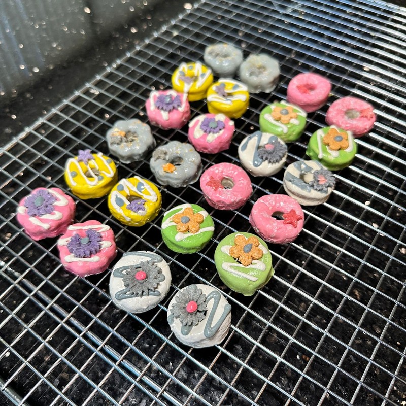 Exotic Nutrition Dozen Delights - Oat Donut Treats for Rabbits,