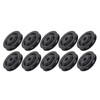 Bearing Pulley Wheel, 10 Pcs 75mm/90mm Universal Nylon Bearing Pulley