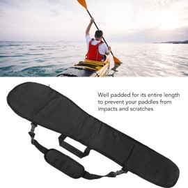 Tbest Kayak Paddle Bag, Kayak Paddle Cover Canoe Kayak Split Paddle Carrying Bag Boat Paddle Storage Bag for Storage Transport (Black)