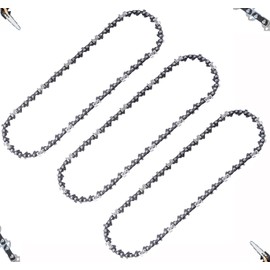 3 PCS Chainsaw Chain, 10 Inch 40 TG Pole Saw Chain Replacement Chains for Chain Saw 3/8",for 30.5CM Bar